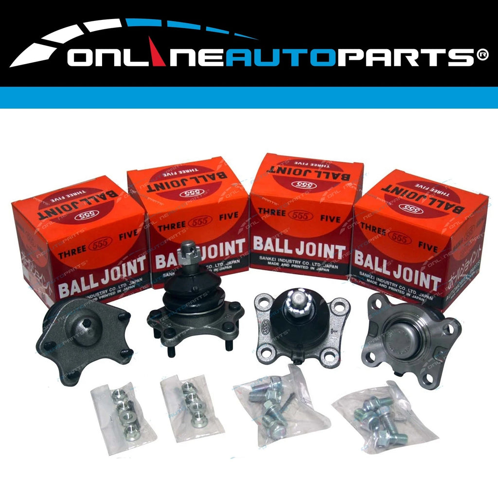 555 Japan Ball Joints / Tie Rod Ends / Idler Arm Kit for Hilux IFS 4x4 1997-05