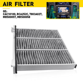 Carbon Cabin Air Filter for Mitsubishi Pajero NM NP NS NT NW NX 2000-2019