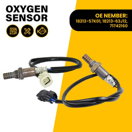 Pair Front + Rear O2 Oxygen Sensor For SUZUKI SWIFT RS415 1.5L M15A 2004-
