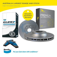 Load image into Gallery viewer, Front brake pads and vented disc rotors kit with sensor for BMW E90 320D