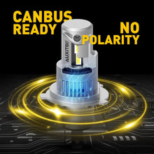 Load image into Gallery viewer, 2-10x AUXITO New Style H4 LED CANBUS Kit Hi or Headlight Light Low Bulb 6500K A