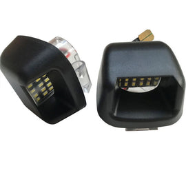 2PCS For Nissan Navara D40 Frontier License Number Plate Light Rear Bumper Lamp