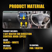 Load image into Gallery viewer, 3PCS FOR Mazda Bravo Heater Fan Direction Control Knob Set B2500 B2600 B4000 AU