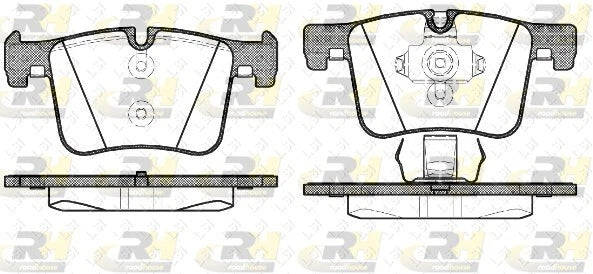 Front Brake Disc Rotor, Pad & Sensor Kit for BMW 220 228 230 F22 F23 320D F30