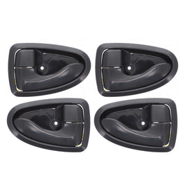 Door Handle Inner for Hyundai Accent LC 00-06 Set of 4 Grey FRONT REAR LH+RH