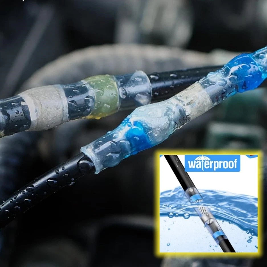 1000PCS Connectors Heat Shrink Butt Marine Crimp Wire Splice Terminal Waterproof