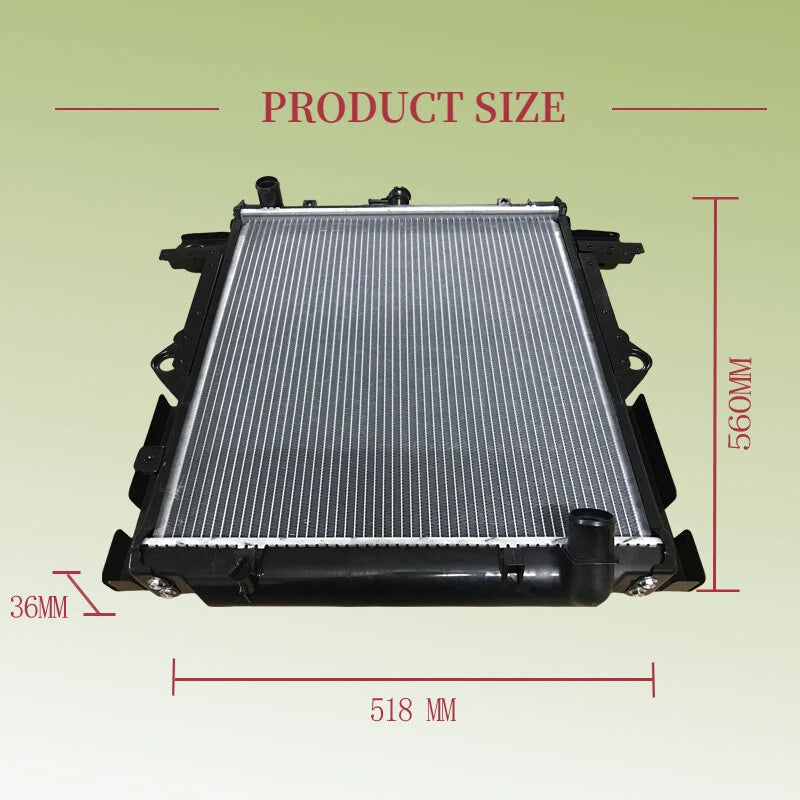 RADIATOR w/CAP FOR 99-06 TOYOTA LANDCRUISER HZJ75 HZJ78 HZJ79 SERIES Aluminium