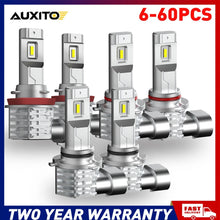 Load image into Gallery viewer, 6-60x H8 H9 9005 9006 LED Headlight Bulbs 240W 60000LM Hi/Low Beam 6500K 12V A