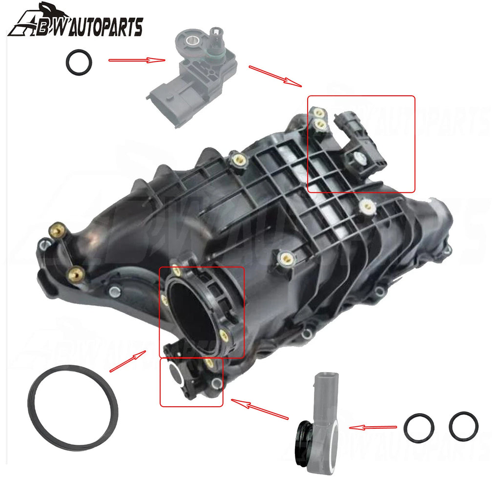 Coolant Hose Intake Manifold Gasket Set for Jeep Grand Cherokee WK 3.0 *EXPRESS*