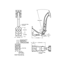 Load image into Gallery viewer, Wilwood Clutch/Brake Pedal 6:1 Floor Mount 340-13833