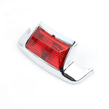 Load image into Gallery viewer, for Harley Touring Softail RED Lens Chorme Plated Rear Fender Tip LED Light ST