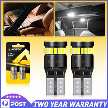 Load image into Gallery viewer, 2x T10 Car Bulb LED Canbus SMD Xenon White Wedge W5W 501 Side Light Bulbs Globe