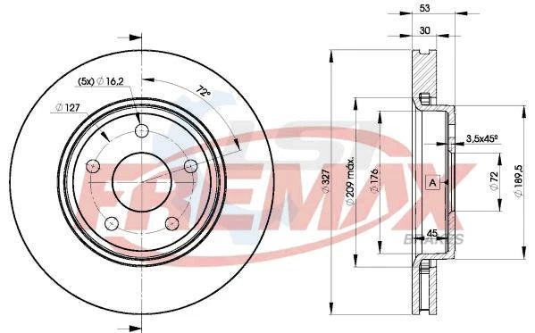 Front Disc Rotors & Brake Pads Kit for Jeep Grand Cherokee WJ/WG 4.7 (1999-2005) ATE