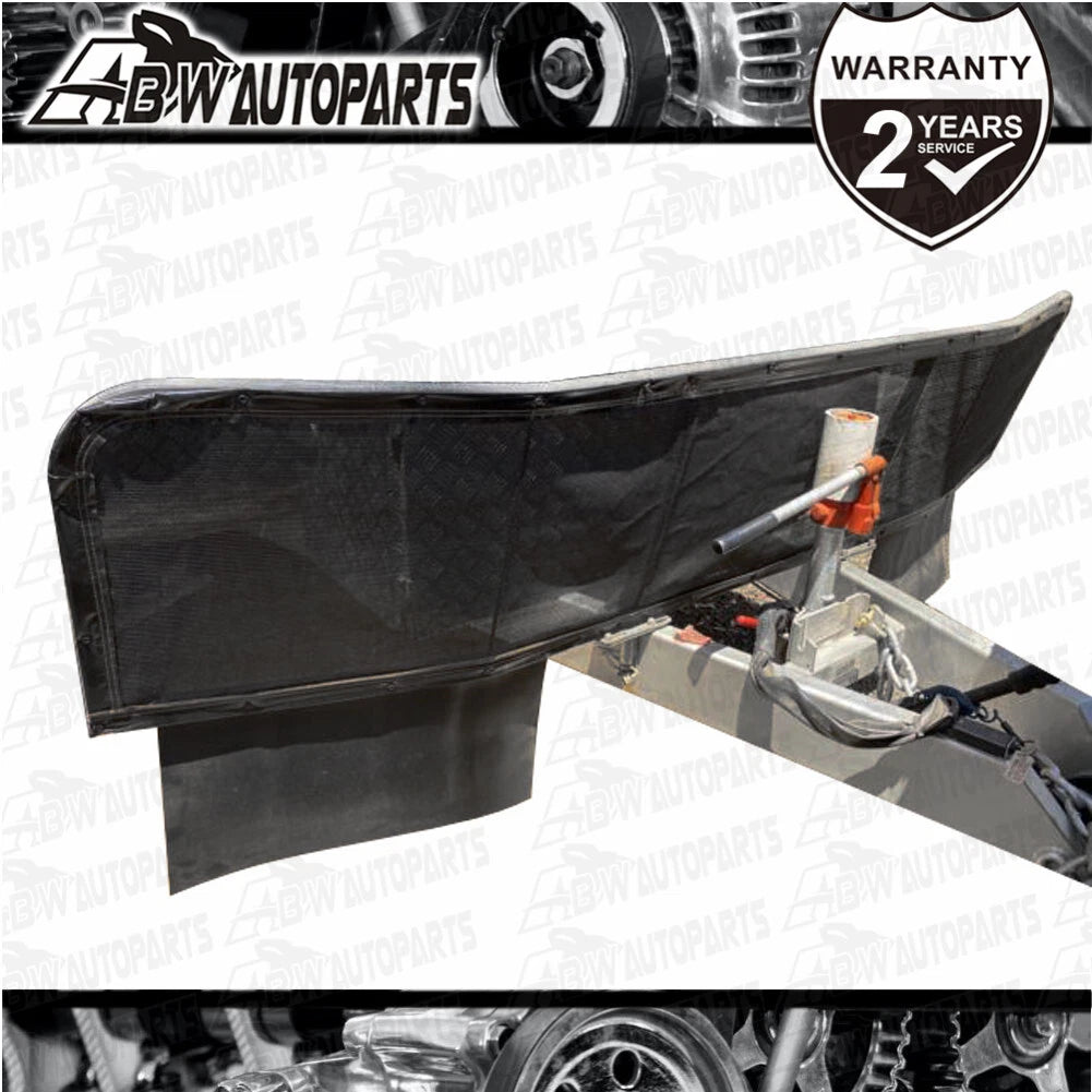 Camper Trailer Stone Guard Shield Protection, Black Mesh, Removable, Off Road RV