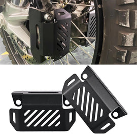 Anodized Black Front Brake Caliper Guards Protect Cover For Ducati DesertX 2022+