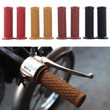 Load image into Gallery viewer, 7/8" Retro Vintage Motorcycle Handlebar Hand Grip 22mm Universal Rubber ST