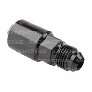 AN-6 to 5/16" Female EFI Quick Connect Fuel Fitting RWF-715-06-05BK