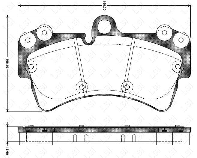Genuine Roadhouse European Brake Pads Front [ 0995 00 ]