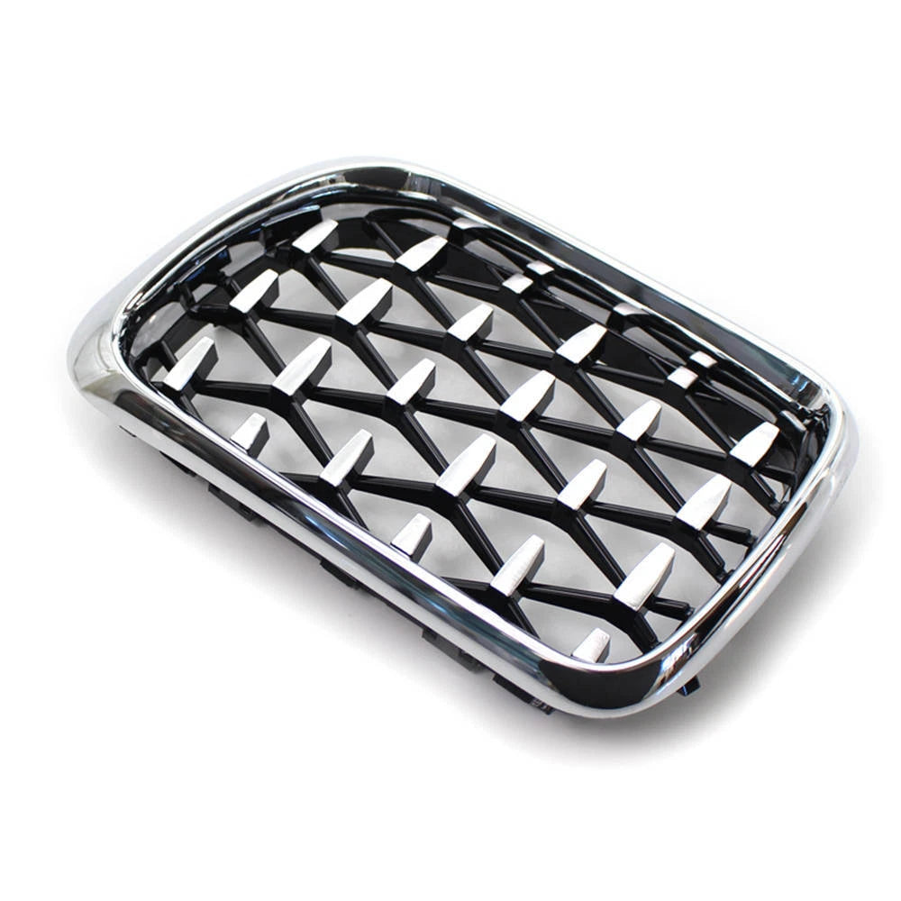 Chrome Diamond Meteor Style Front Kidney Grille For BMW 3-Series E36 1997-1999 S
