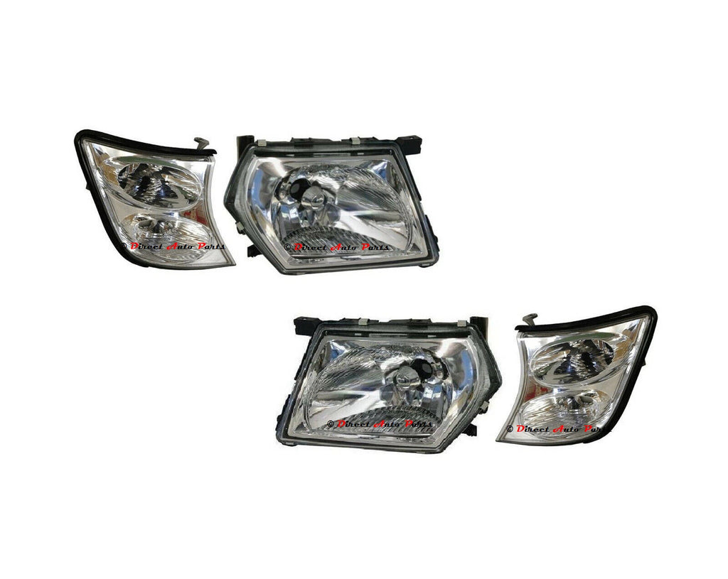 *NEW* HEADLIGHT HEAD LIGHT CORNER LAMP for NISSAN PATROL GU Y61 2001 - 2004 PAIR