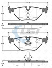 Load image into Gallery viewer, Rear Brake Pads + Sensor and VENTED Disc Rotors Set for BMW 316ti E46 98-05