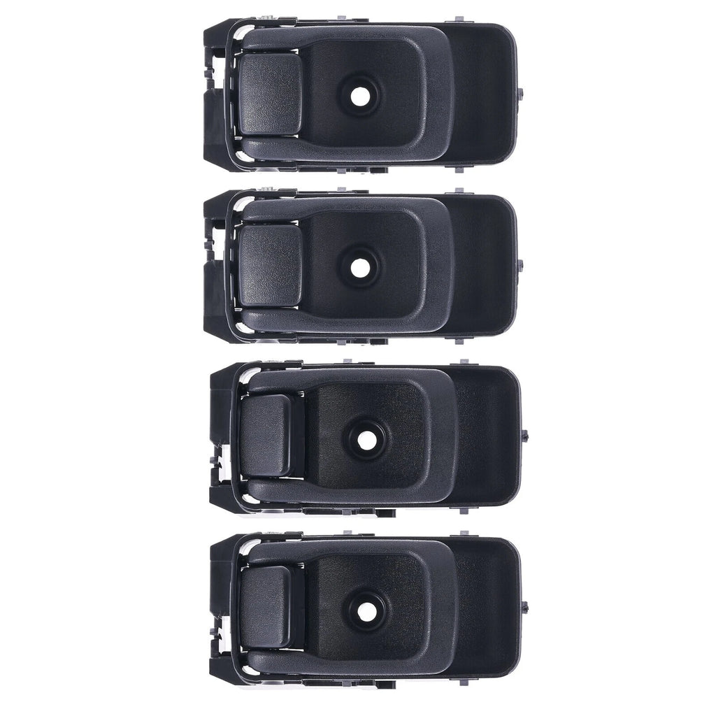 Door Handle Inner for Nissan Navara 97-15 Set of 4 Black FRONT REAR LEFT+RIGHT