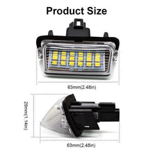 Load image into Gallery viewer, 2x LED License Number Plate Light For Toyota for Camry Hybrid for Yaris Avalon S
