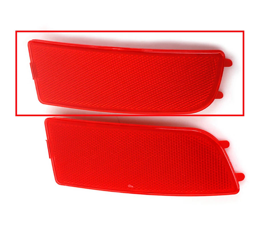 Pair LH +RH Rear Bumper Bar Reflector Light Red Lens For Benz Sprinter 2006-2018