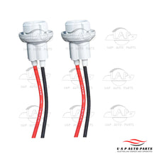 Load image into Gallery viewer, T10 -2 W5W Wedge LED Blub Globe Holder Rubber Wire Socket Connector For Car 2pc