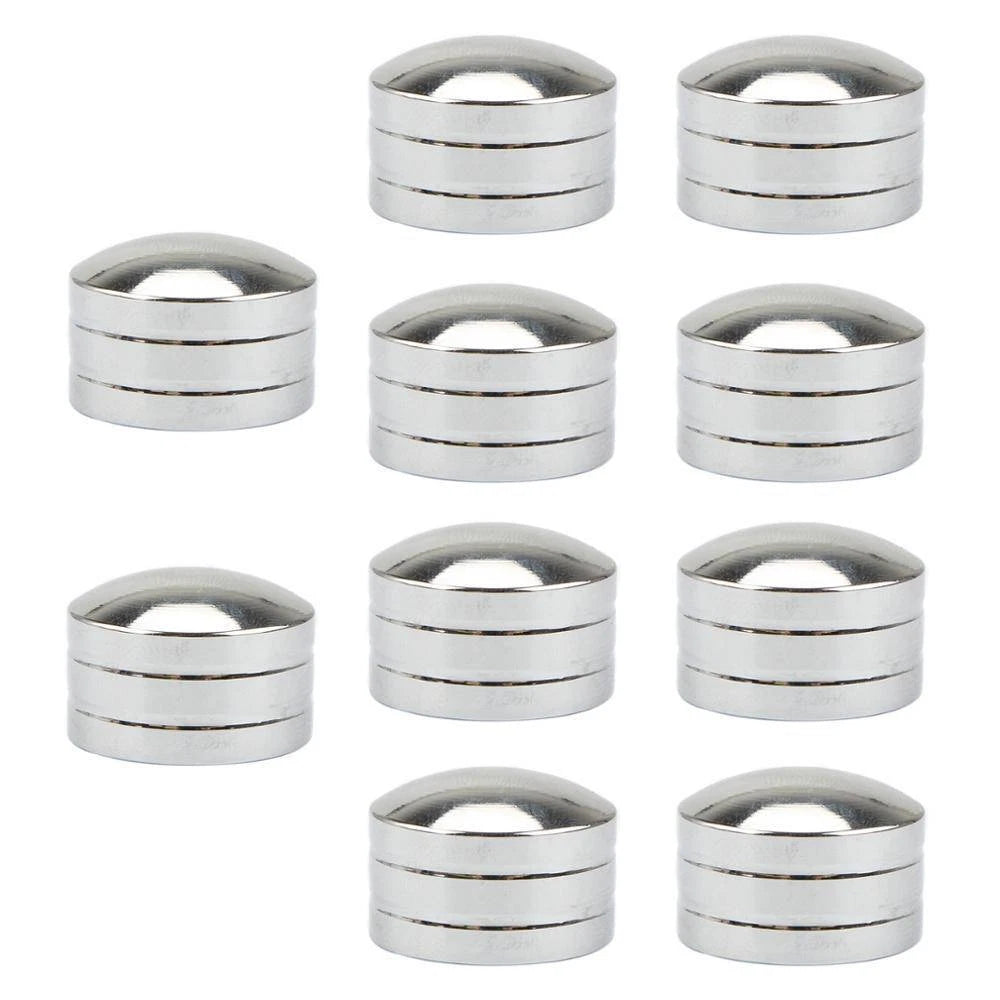 CNC Inner 9mm Schrauben Motor Bolt Topper Caps Cover For Harley Chrome