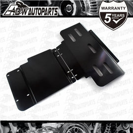 Steel Bash Plate Heavy Duty 4mm 2pc Black fit for Nissan Navara NP300 D23