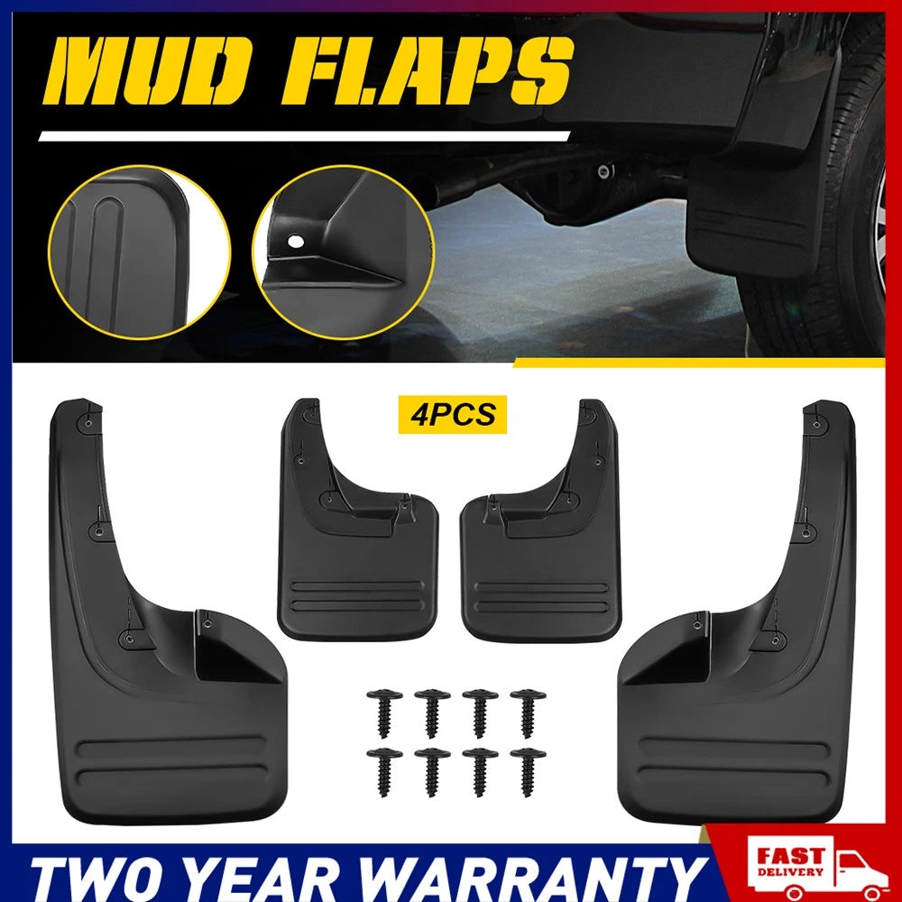 4x Splash Guards Mud Flaps Mudguards for Toyota Hilux Vigo 2005-2014 AU