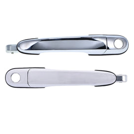 2pc Set FRONT Left + Right Outer Door Handle Chrome for Hyundai Tucson JM 04-10