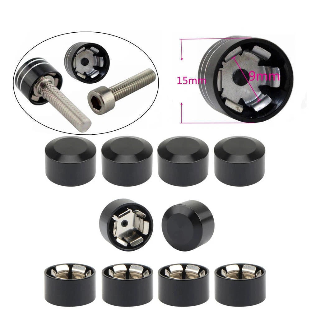 CNC Inner 9mm-13mm Schrauben Motor Bolt Topper Caps Cover For Harley For Honda S