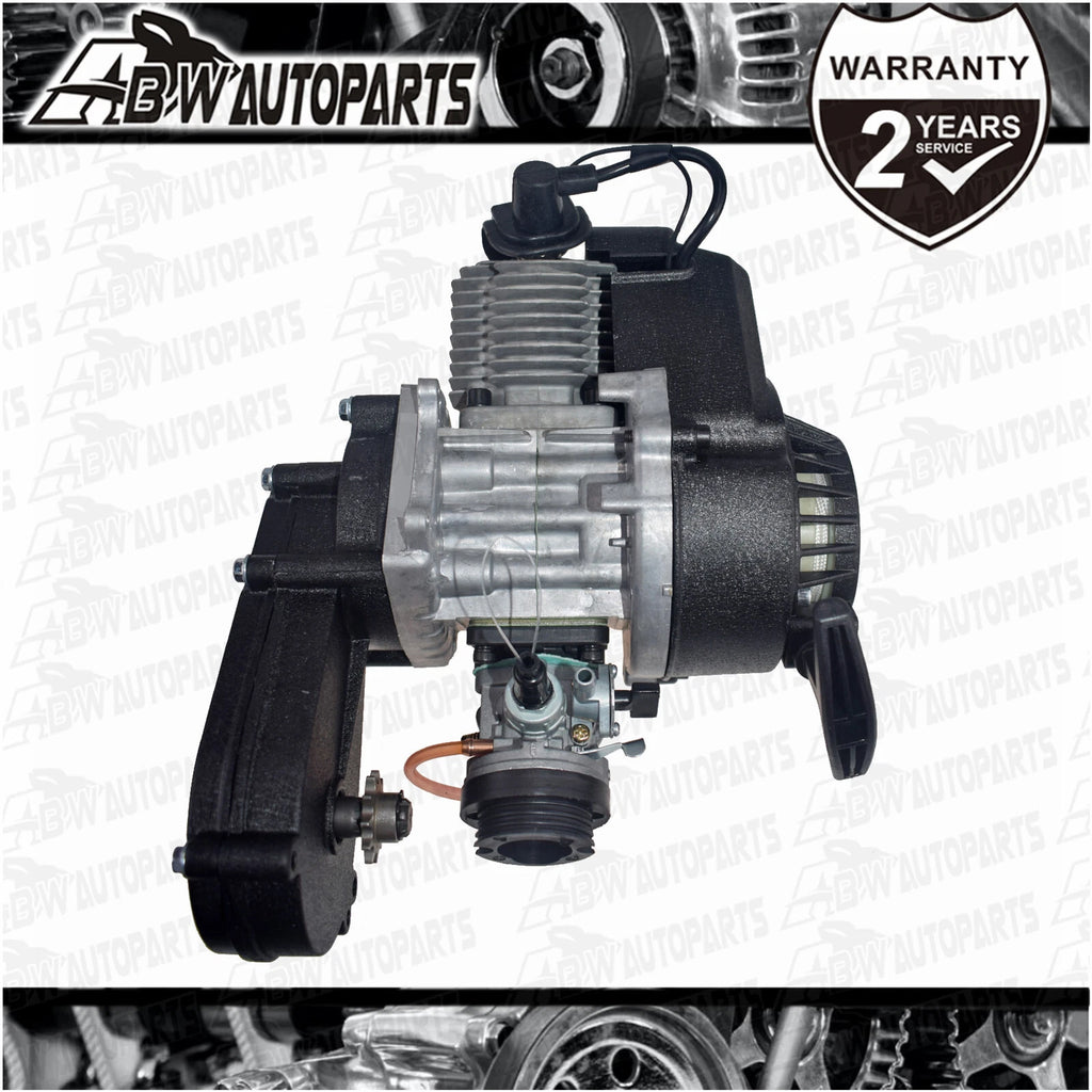 49cc 2 Stroke Pull Start Engine Motor Mini Pocket Pit Dirt Quad Bike ATV Scooter
