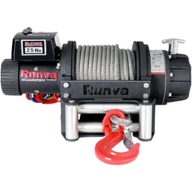Runva EWB25000 Premium Winch 24V W/Steel Cable EWB2500024VS