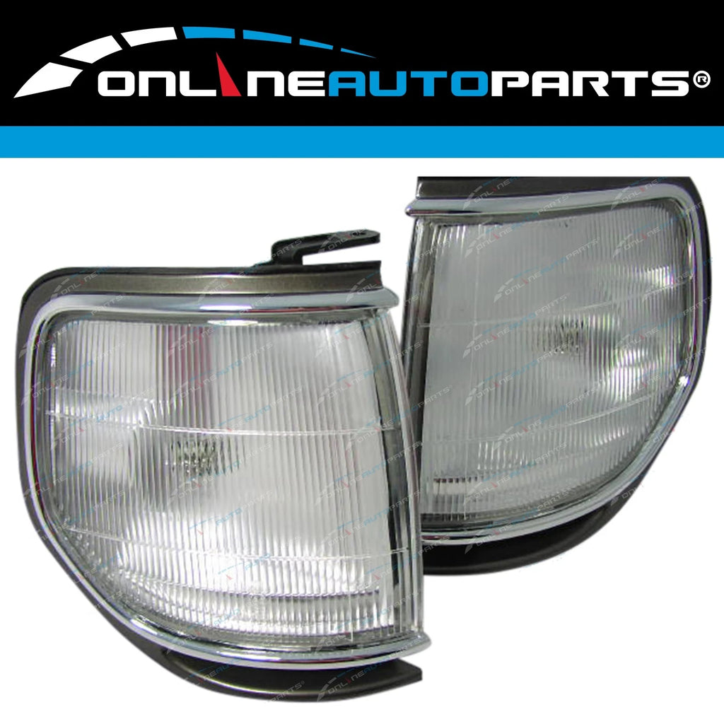 LH+RH Corner Park Lights Pair for Toyota Landcruiser 80 Series 1990-1997 L+R Set