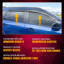 Load image into Gallery viewer, 4x Weather Shield Weathershield Window Visors for Ford Everest Next-gen 2022+