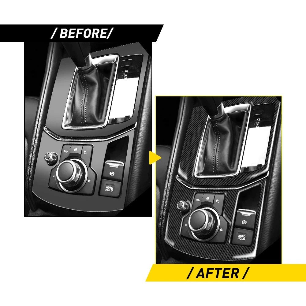 Center Console Gear Shift Frame Trim for Mazda CX5 CX-5 2017-25 Protective Cover