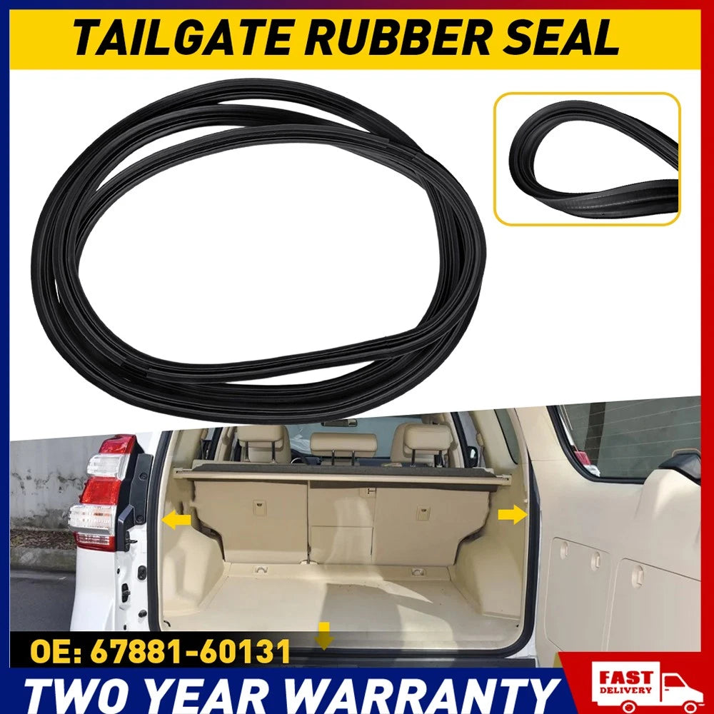Upgraded Rear Door Tailgate Rubber Seal for LandCruiser Prado GRJ120 J120 Long