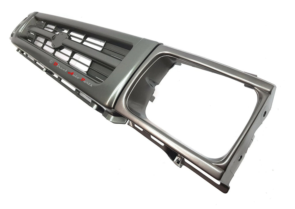 *NEW* GRILLE HEAD LIGHT RIMS (SILVER GREY) SUIT TOYOTA HILUX LN106 4WD 1991-1997
