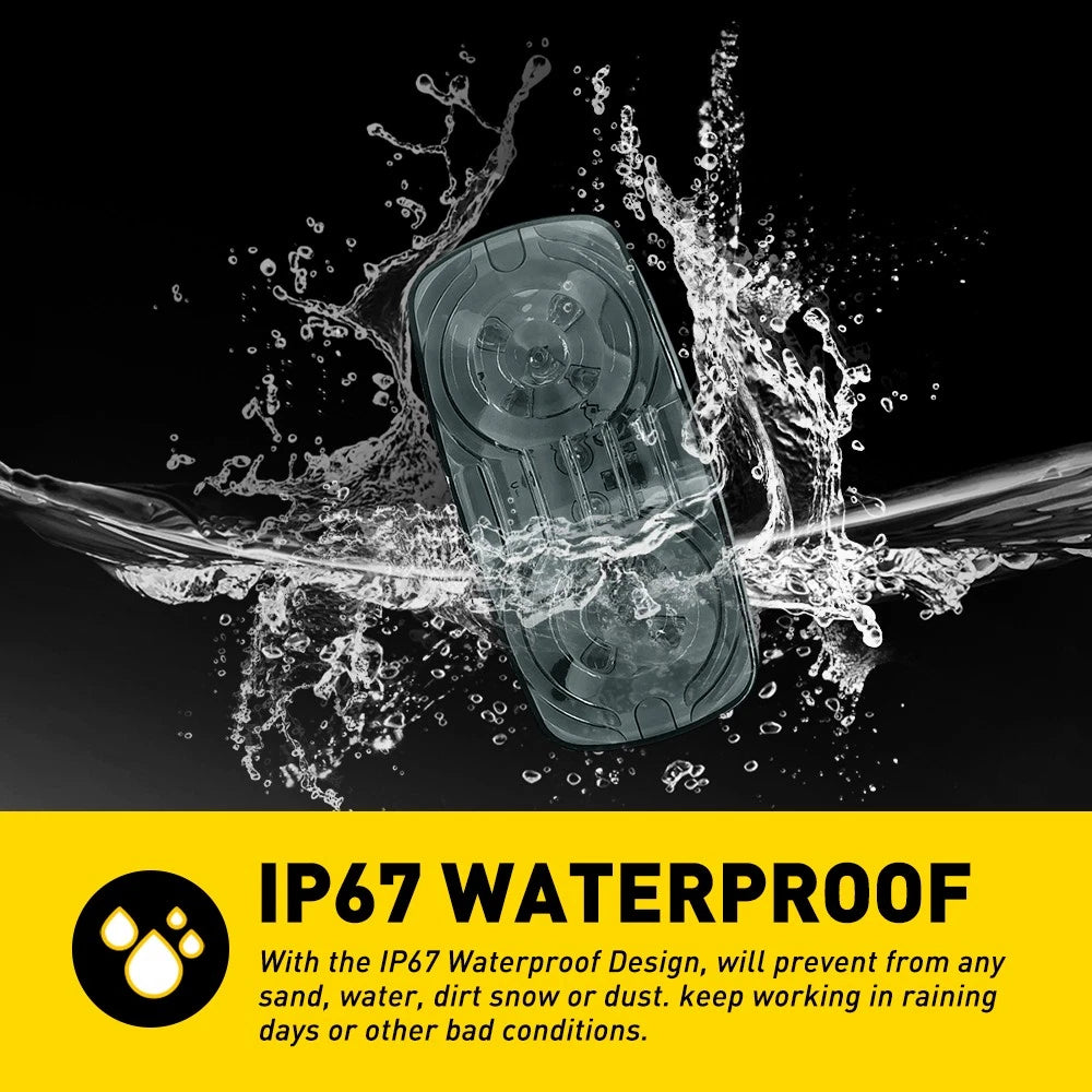 16X Clearance Light LED Side Marker Amber Red 10smd Trailer Truck Caravan NEWA