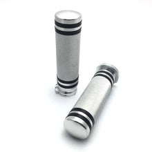 Load image into Gallery viewer, Pair 1" Motorcycle Handlebar Hand Grips Chrome Aluminum for Harley Sportster ST