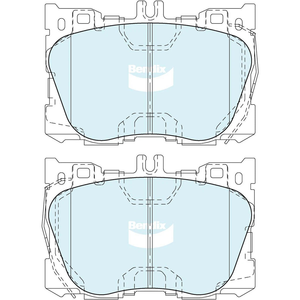 Bendix Euro+ Disc Pad Set DB2620 EURO+