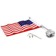 Load image into Gallery viewer, For Honda Goldwing GL1800 2001-2011 Motorcycle USA American Flag &amp; Flag Pole ST