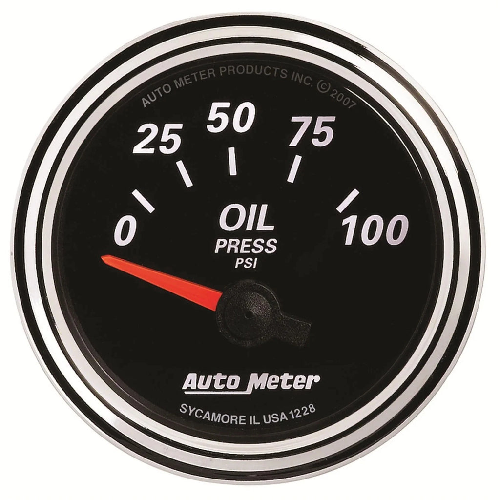 AutoMeter Designer Black II Oil Pressure AU1228