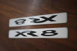 PAIR OF ALLOYS FRONT SCUFF PLATE SUIT XR8 BA BF SERIES FORD FALCON SEDAN UTE