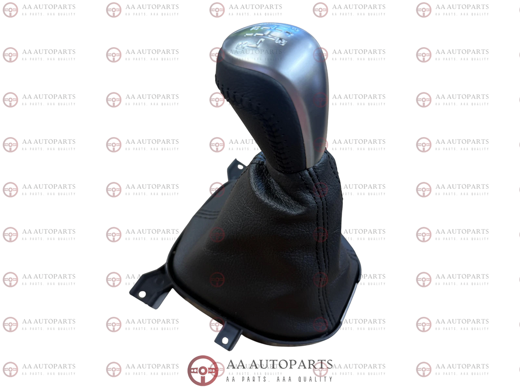 Manual Gear Knob Satin Chrome & Boot & Frame Holden Commodore VE V6 6 Speed SV6