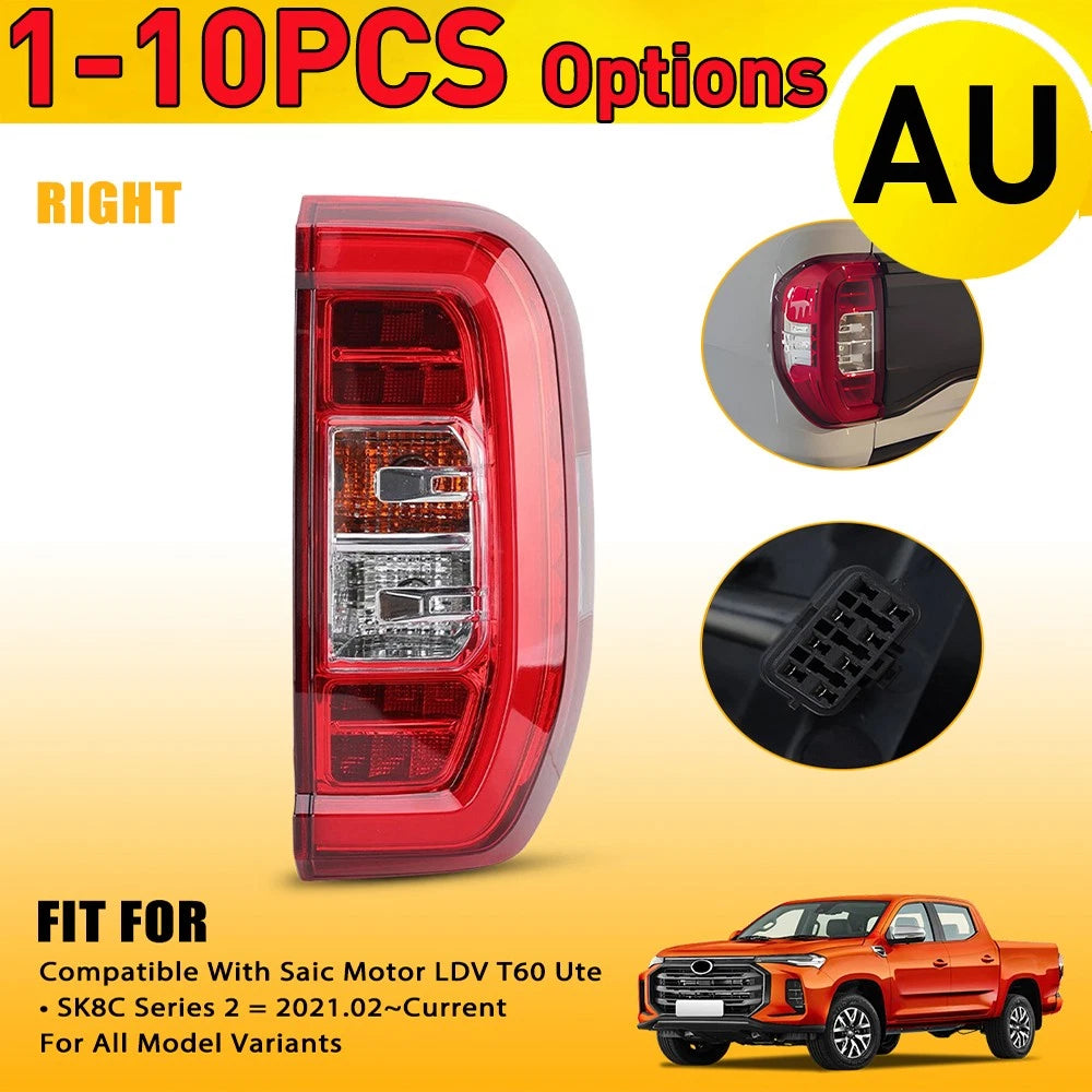 1-10X For LDV T60 SK8C Ute 21~On PRO LUXE RH Right Hand Tail Light Rear Lamp