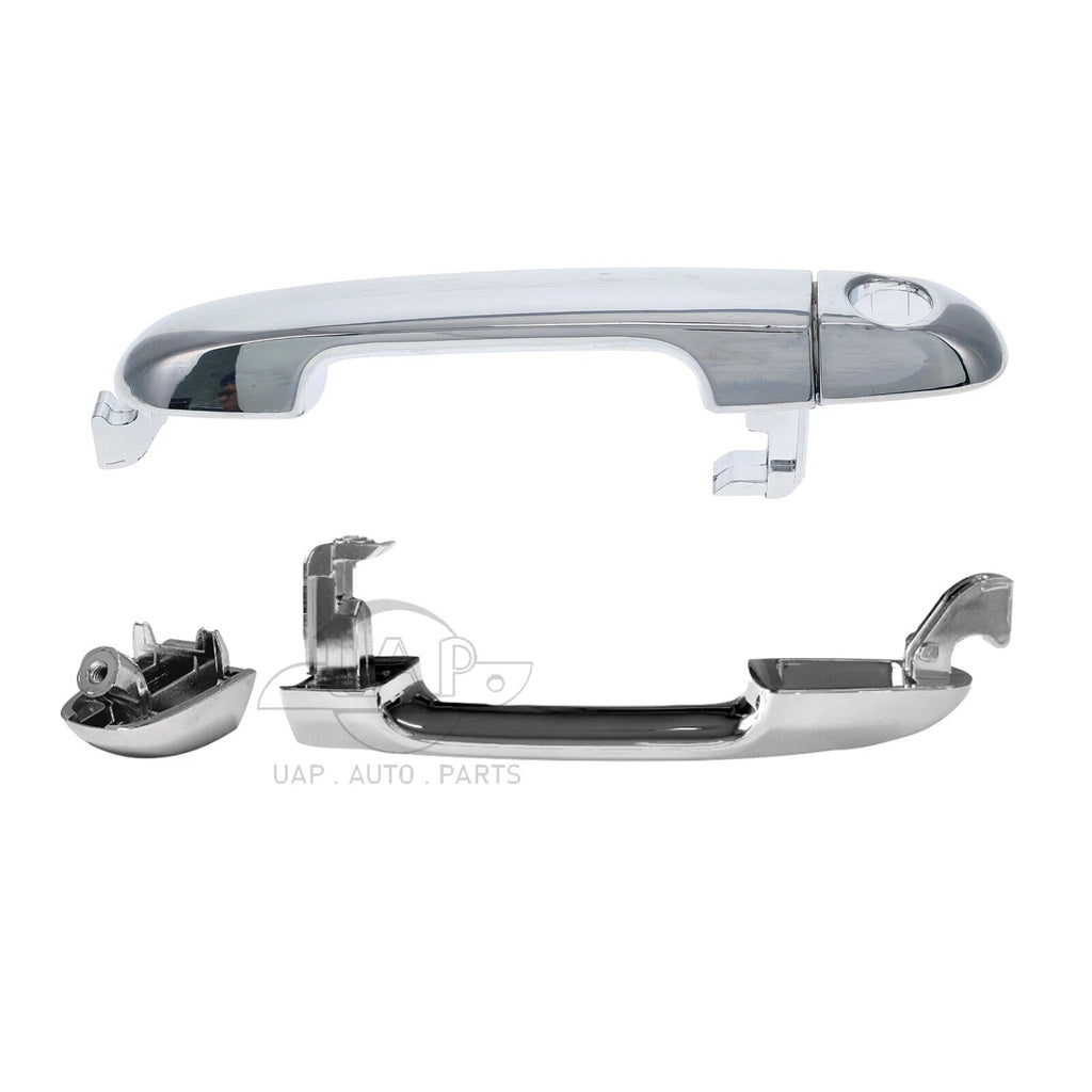 2pc Front Left & Right Outer Door Handle Chrome For Hyundai i20 PB 2009-15